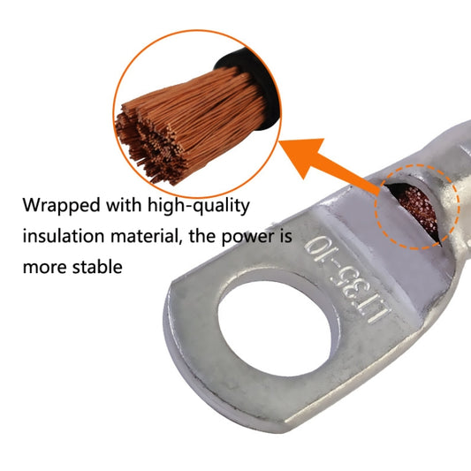 GSA-001 Car Ground Wire Battery Pile Head Extension Cord Battery Connection Line, 20cm, 30cm, 40cm, 50cm, 60cm