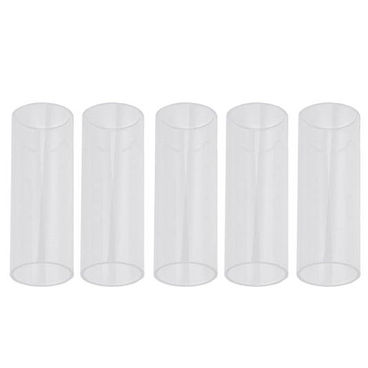 5PCS Acrylic Guitar Slide Tube Folk Slide Block, 28mm(Transparent), 51mm(Transparent), 60mm(Transparent), 70mm(Transparent)
