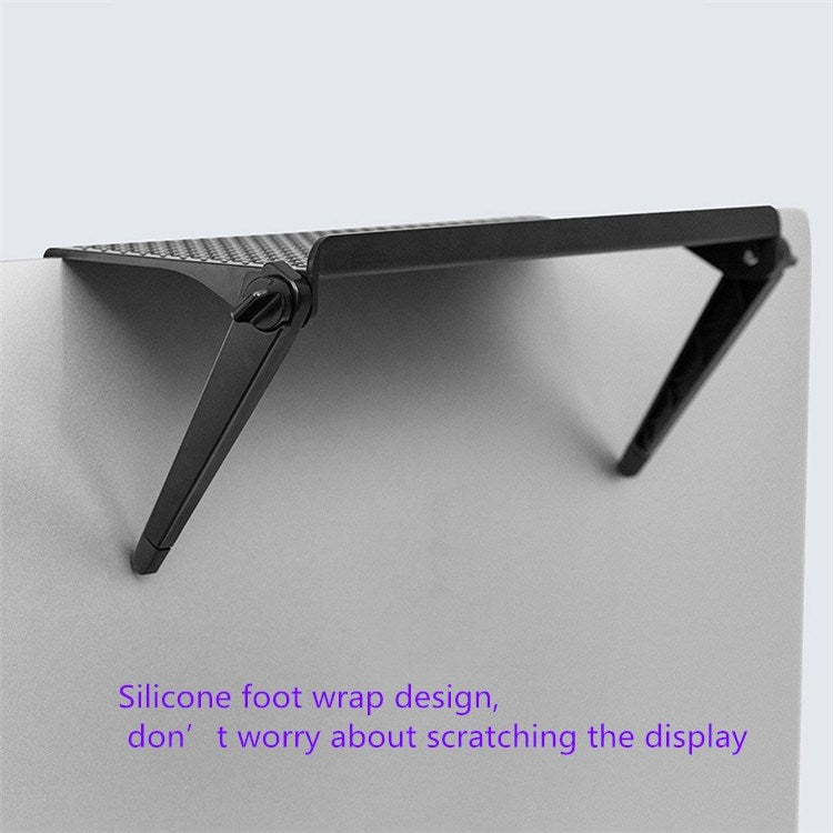 2 PCS Creative Multi-functional Storage Rack Computer Monitor Holder, L, S