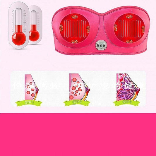Wiederaufladbares Brustmassagegerät, elektrisches Brustschönheitsinstrument, wiederaufladbar, mit Netzstecker