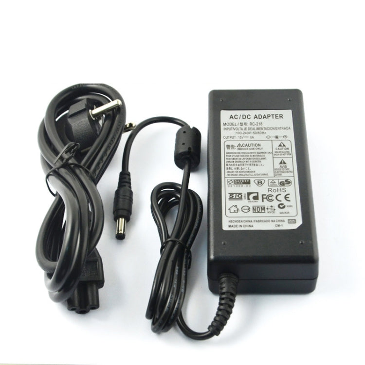 B6 15V 6A Power Adapter Laptop Power Supply, EU Plug, US Plug