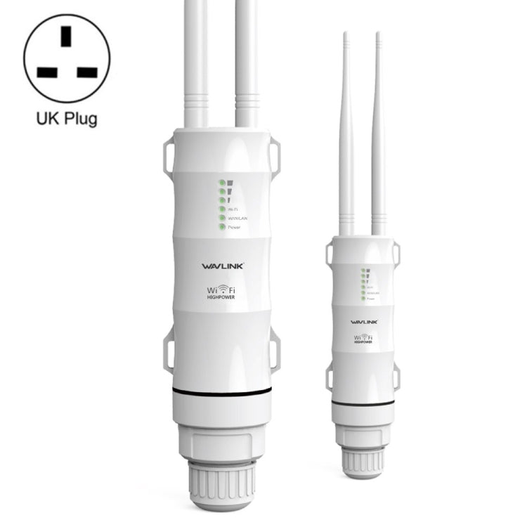 WAVLINK AC600 AP 2.4G/5G Dual Frequency Outdoor High Power Repeater, US Plug, UK Plug