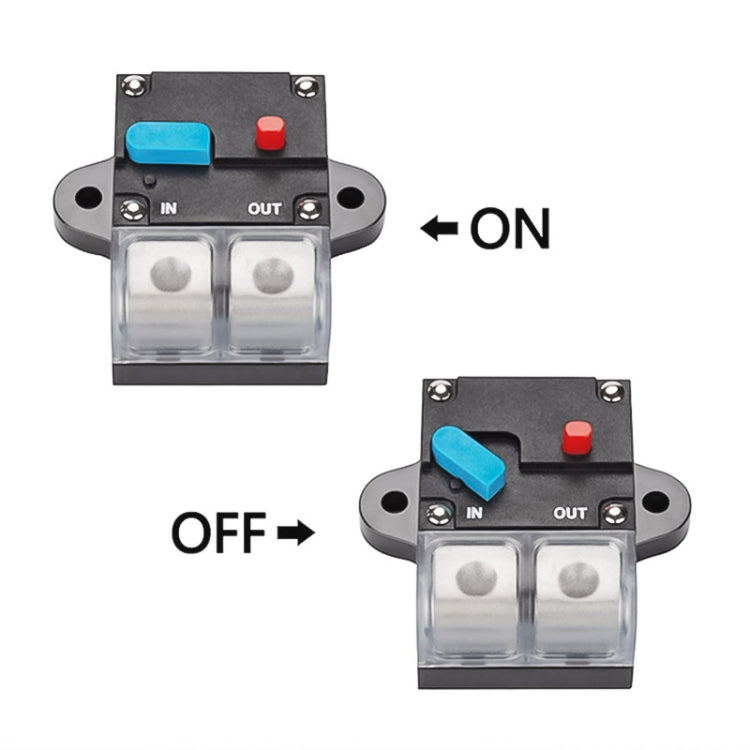 Auto Circuit Breaker Car Audio Fuse Holder Power Insurance Automatic Switch, 50A, 60A, 80A, 100A, 150A, 200A, 250A, 300A