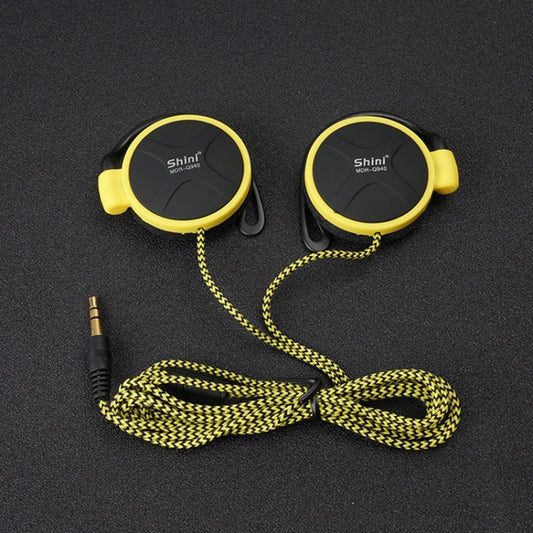 Écouteurs contour d'oreille Shini Q940 3,5 mm Super Bass pour lecteur MP3, ordinateur, mobile