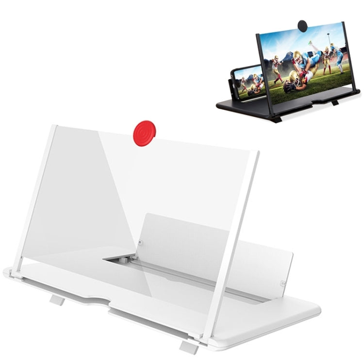Pull-out Typed Ultra-clear 3D Mobile Phone Screen Stretching Bracket Amplifier, 10 inch, 12 inch