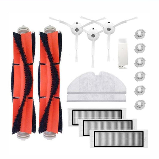Pack de Pièces d'Aspirateur Robot Xiaomi (Filtre HEPA, Brosse Principale, Outil de Nettoyage, Brosse Latérale) pour Aspirateur Mijia / Roborock