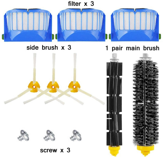 10pcs /Set Sweeper Accessories For iRobot Roomba 6 Series, 10 PCS/Set