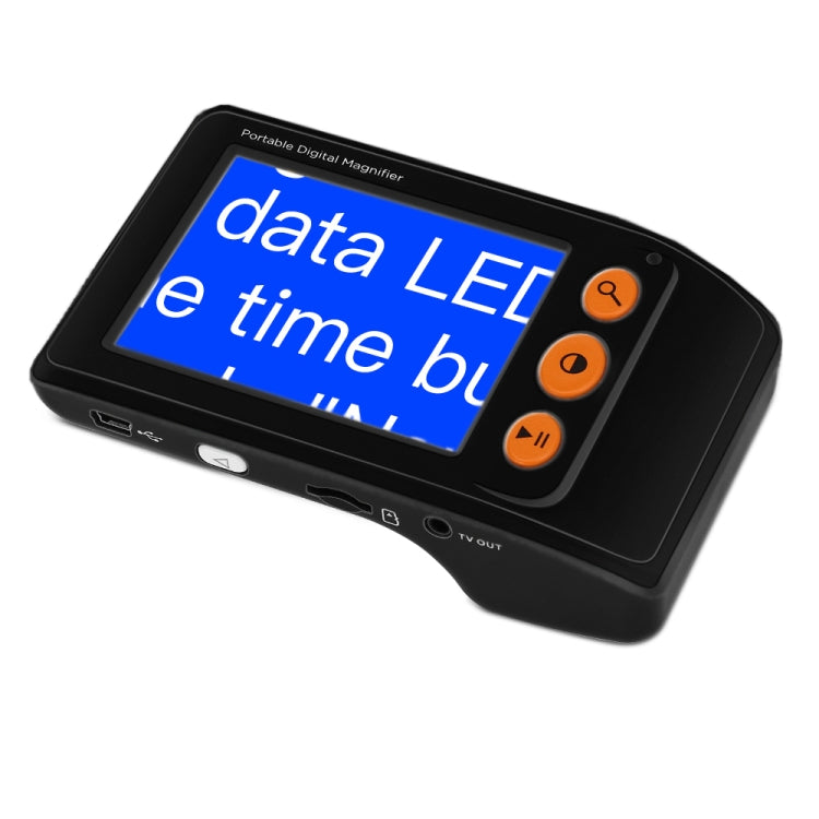 3.5 Inch 2X-25X High-Definition Handheld Magnifying Glass Electronic Vision Aid