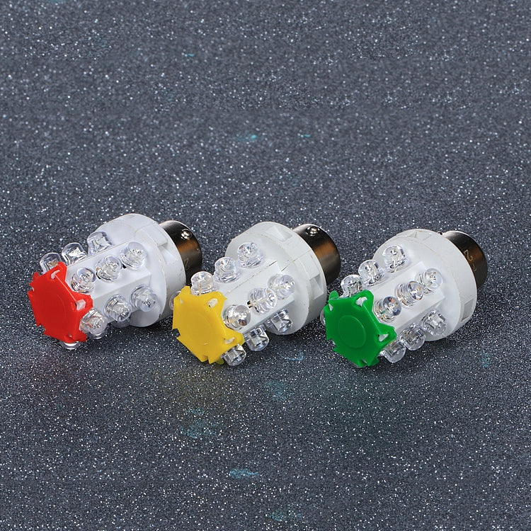 B15 15 LEDs Small Bulb LED Warning Light, Random Color Delivery, 220V