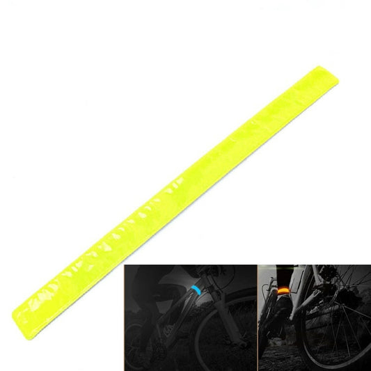 4 Pcs Vélo Cyclisme Brassard Jambe Pantalon Bande Réfléchissante Ceinture Sécurité Réflecteur