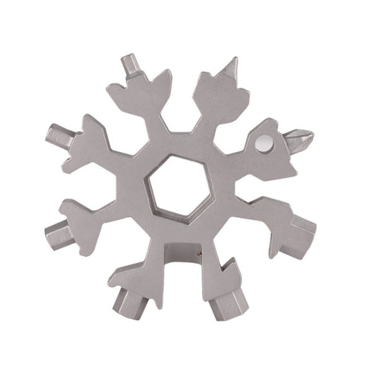 18-in-1 Multi-tool Portable Outdoor Octagonal Snowflake EDC Tool Wrench Mini Screwdriver, 18 in 1 (White), 18 in 1 (Colorful)