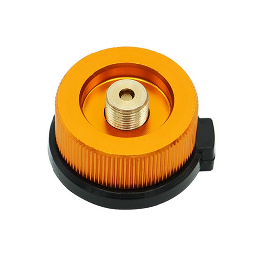 2 PCS Outdoor Camping Hiking Stove Burner Adaptor Split Type Furnace Converter Connector Auto-off Gas Cartridge Tank Cylinder Adapter