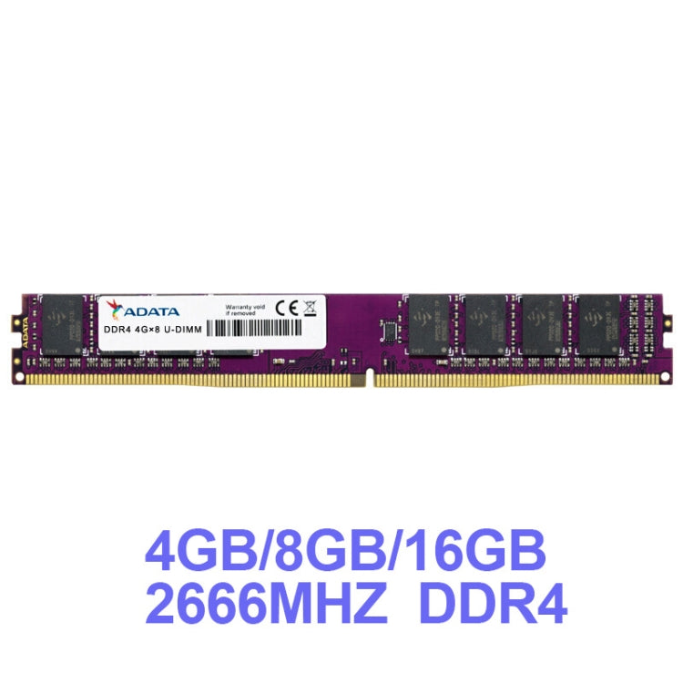 ADATA DDR4 2666 Desktop Computer Memory Module, 4GB, 8GB, 16 GB