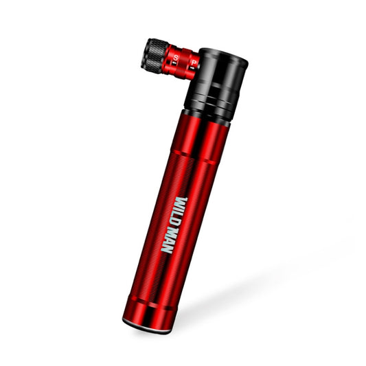 Pompe à vélo portable WILD MAN Mountain Road Bike, pompe universelle pour valve américaine et française, mini-pompe pour basket-ball et football, GK8 (Rouge), GK8 (Argent)