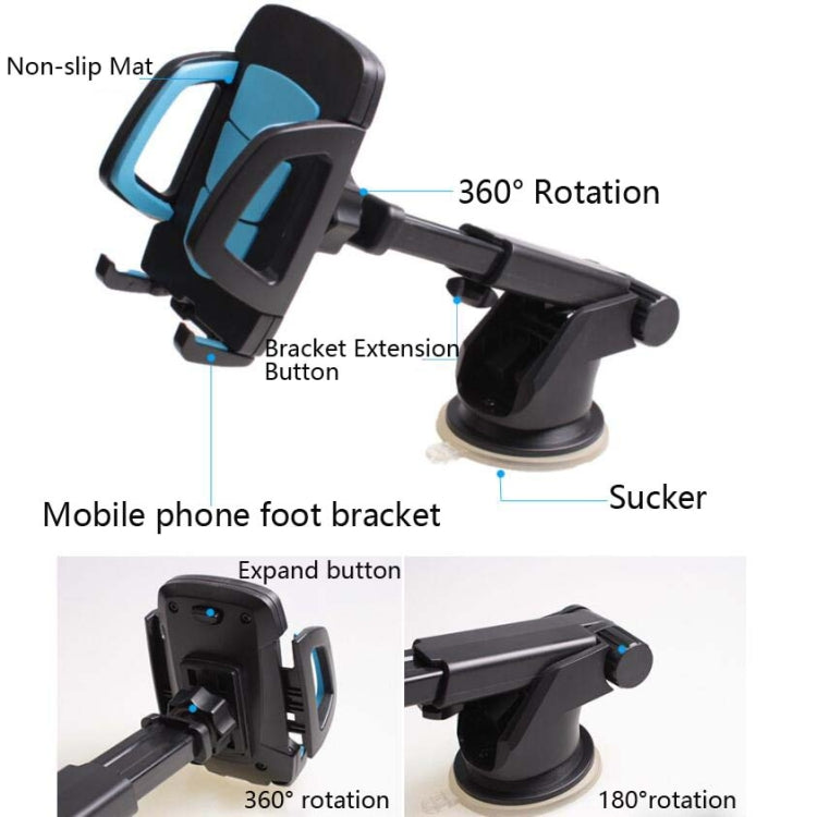 3 Sets Car Phone Holder Car Air Outlet Mobile Phone Holder Suction Cup Navigation Instrument Panel General, 2 in 1, 3 in 1