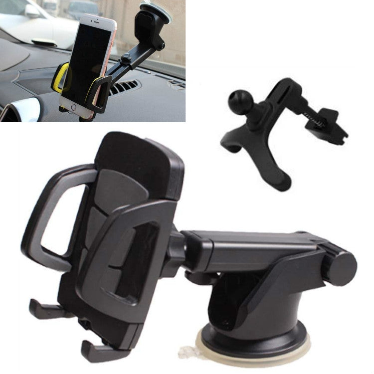 3 Sets Car Phone Holder Car Air Outlet Mobile Phone Holder Suction Cup Navigation Instrument Panel General, 2 in 1, 3 in 1