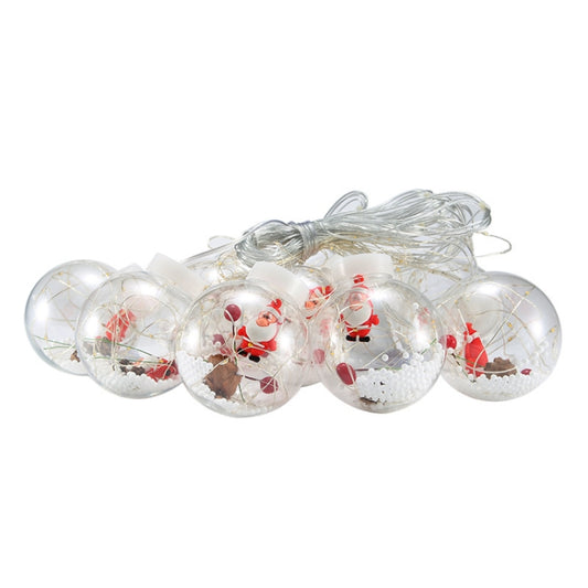 Guirlande lumineuse LED rideau fil de cuivre boule de vœux pour Noël, livraison de style aléatoire, prise UE, prise US
