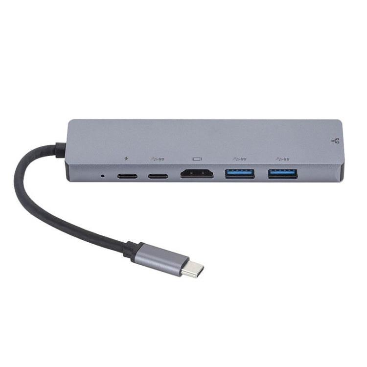 6 in 1 USB3.1 Type-C to HDMI+RJ45 Docking Station for Nintendo Type-C Docking Station, 6 in 1