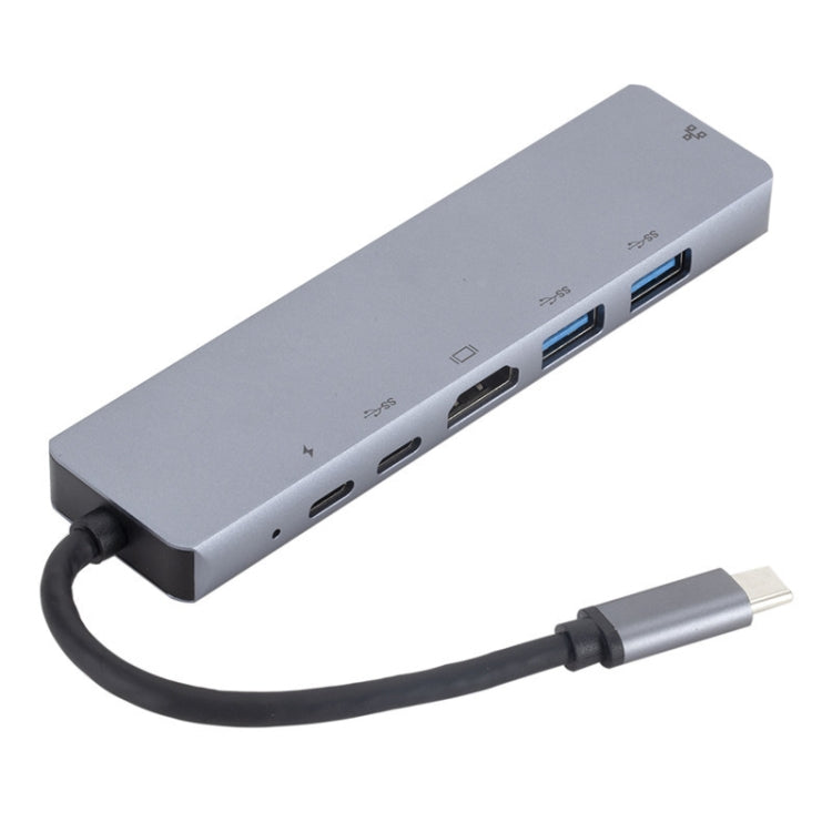 6 in 1 USB3.1 Type-C to HDMI+RJ45 Docking Station for Nintendo Type-C Docking Station, 6 in 1