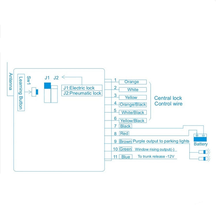 3pcs /Set Keyless Entry Switch Lock 12V Universal Car Remote Control Central Lock, TSK-402-T282