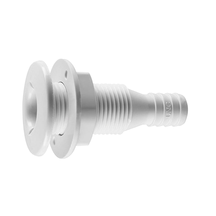 5/8 inch Plastic Thru-Hull Bilge Fitting For Bilge Pump Drain or Vent Hose Fitting for Boats Marine Yacht Sail Camper Truck, Vent Hose Fitting
