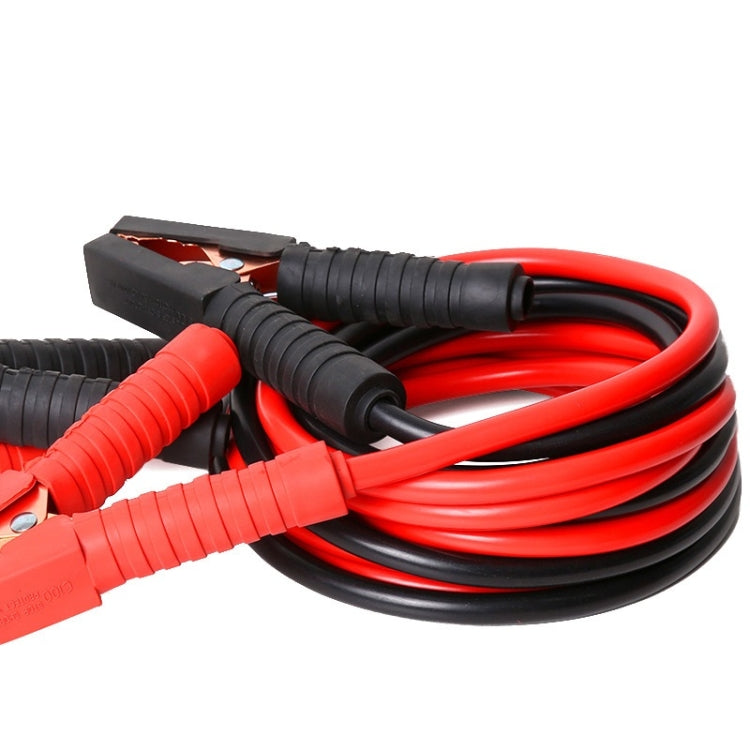 Insulated Car Battery Cord Alligator Clip Pure Copper Battery Clip Car Ignition Wire, 1000A