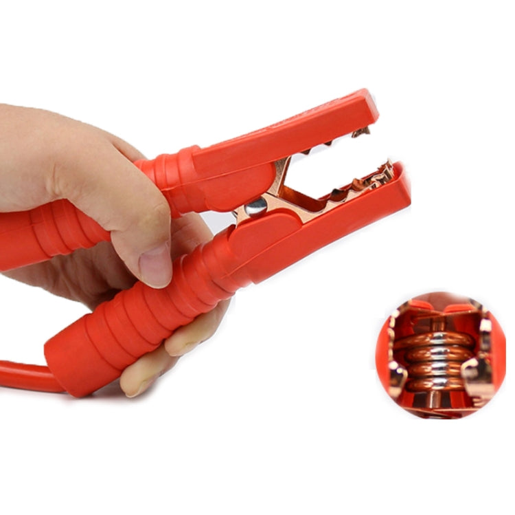 Insulated Car Battery Cord Alligator Clip Pure Copper Battery Clip Car Ignition Wire, 1000A