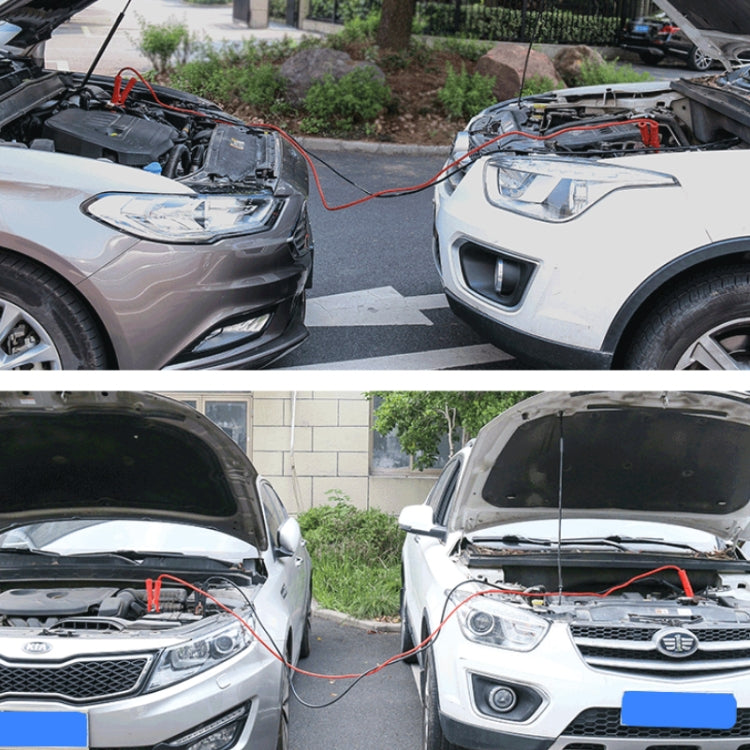 Insulated Car Battery Cord Alligator Clip Pure Copper Battery Clip Car Ignition Wire, 1000A