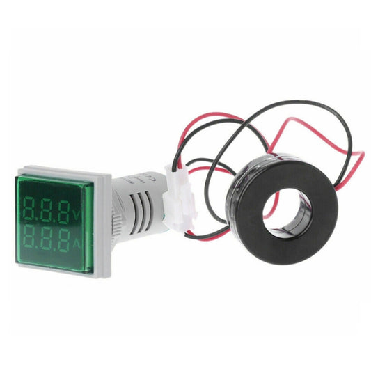 AD16-22FVA Square Signal Indicator Type Mini Digital Display AC Voltage And Current Meter
