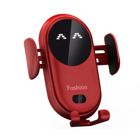 Smart Infrared Sensor Car Wireless Charger Car Holder Mobile Phone Wireless Charger, Black, Red, Yellow, Blue, Black (With Suction Cup Bracket), Red (With Suction Cup Bracket), Yellow (With Suction Cup Bracket), Blue (With Suction Cup Bracket)