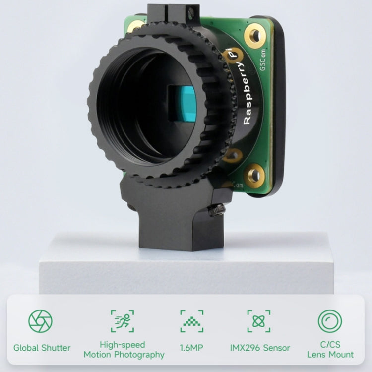 Module de caméra Raspberry Pi Waveshare original avec obturateur global 1,6 MP, 24385