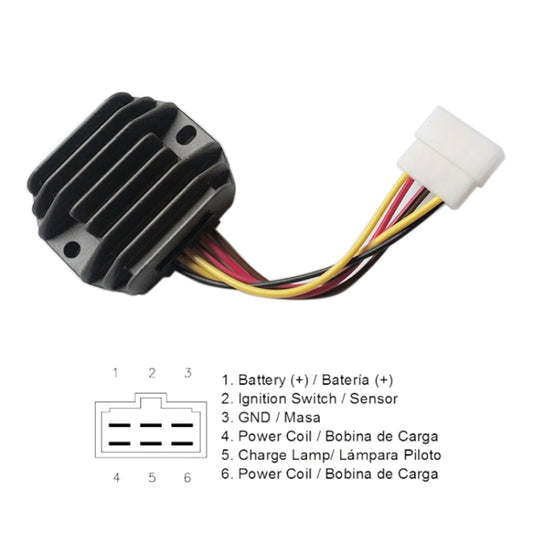 2011.10 Motorcycle Rectifier For 170 15A M70121 21066-2056 M97348, 2011.10