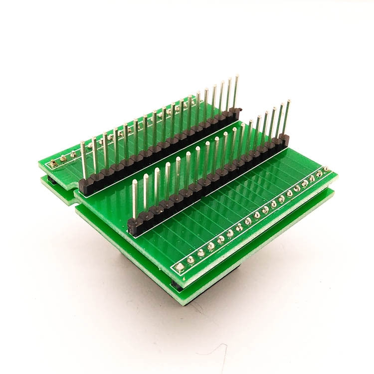 QFN32-0.5 Burning Seat Chip Test Seat Flip Shrapnel Double-Layer Board Programming Seat, QFN32-0.5