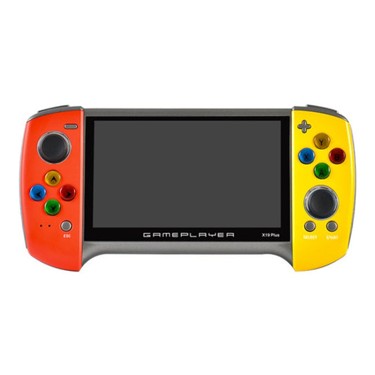 Console de jeu portable X19 Plus écran 5,1 pouces mémoire 8 Go prise en charge de l'extension de carte TF et de la sortie AV, X19 Plus / Rouge+Jaune, X19 Plus / Rouge, X19 Plus / Rouge+Bleu