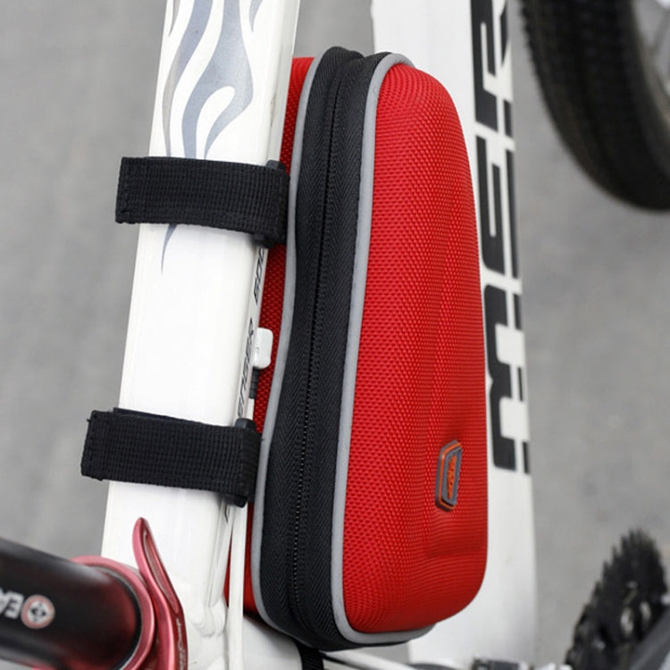 CBR EVA Hard Shell Bag Mountain Bike Bicycle Triangle Bag Saddle Bag, Red, Black, Gray