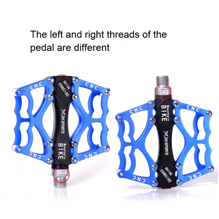Bicycle Pedal Mountain Bike Aluminum Alloy Palin Pedal Non-Slip Bearing Pedal, 901, 901-2