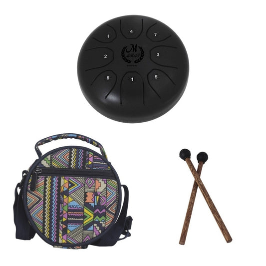 MEIBEITE 5.5-Inch C-Tune Sanskrit Drum Steel Tongue Empty Worry-Free Drum, MEIBEITE Black, MEIBEITE Golden, MEIBEITE Purple, MEIBEITE Blue, MEIBEITE Green, MEIBEITE White, MEIBEITE Red