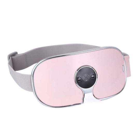 Intelligenter Lade-Vibrationsmassage-Infrarot-Heiz-Warmpalastgürtel, Pink, Weiß