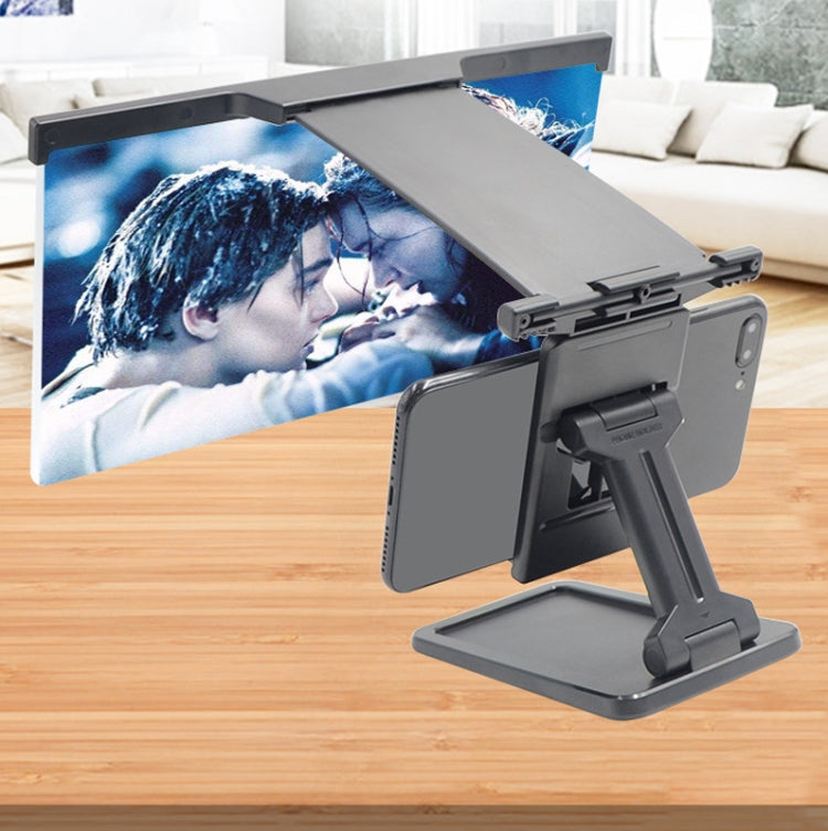 L20 12 inch Anti-Blue Mobile Phone Screen Amplifier Portable Folding Split Mobile Phone Holder, L20 12 inch