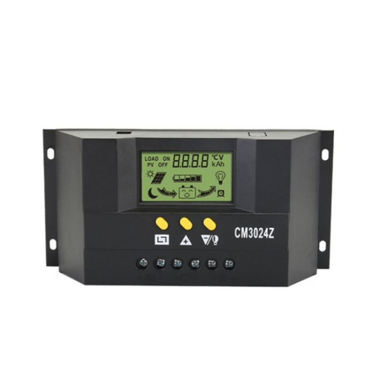 CM3024Z 12V24V 30A Solar Controller LCD Display Solar Charge Controller, CM3024Z 30A