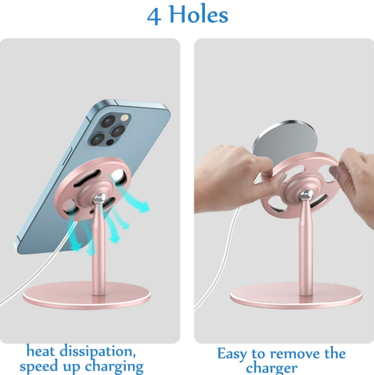 For MagSafe Magnetic Wireless Charging Stand, Colour: FJ03 Black, FJ03 Black, F13 Black, F13 Bright Silver