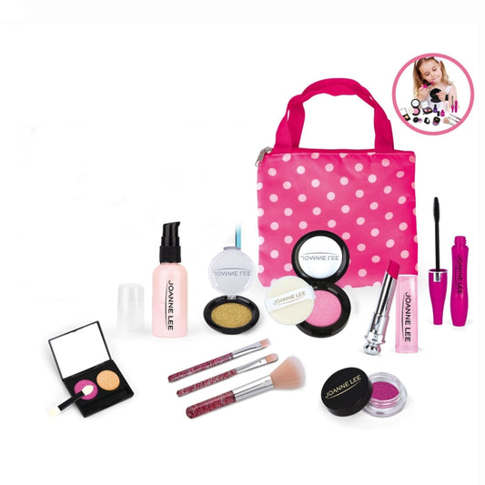 Children Cosmetics Toy Set Simulation Girl Make-up Pretend Play Toys, Style:, 11 PCS / Set Polka Dot Bag, 11 PCS / Set Graffiti Bag, 12 PCS / Set Sequin Bag, 12 PCS / Set Laser Bag