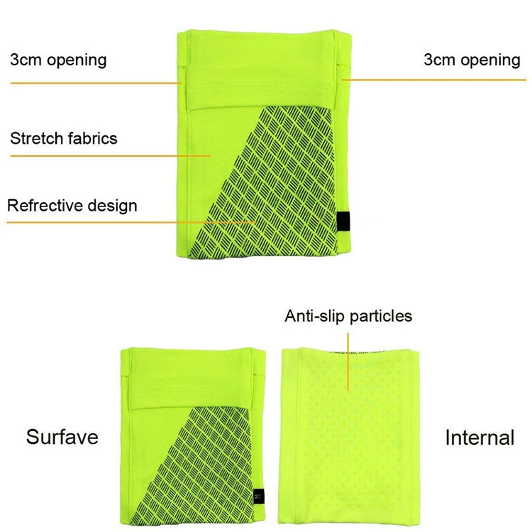 Reflective Motion Arm Bag Close Mobile Phone Bag, S, M, L