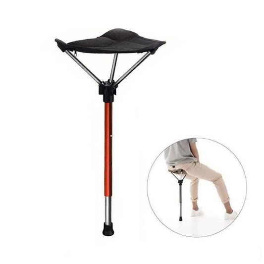 Tabouret pliant d'extérieur, siège portable pour files d'attente, Mazza de pêche, tabouret télescopique pliable, tabouret pliant