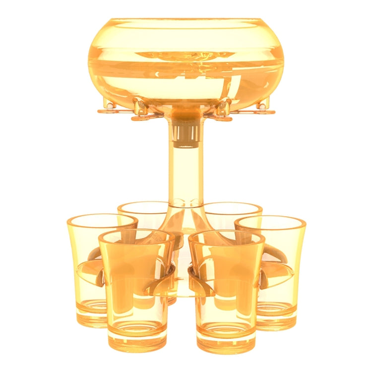 6 Shot Glass Dispenser And Holder Automatic Diversion Pourer