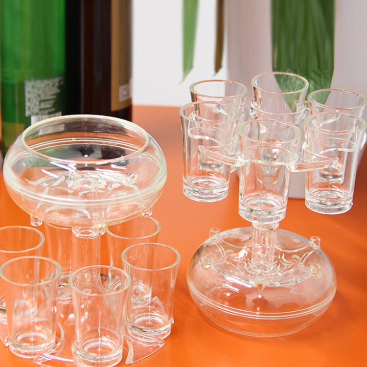 6 Shot Glass Dispenser And Holder Automatic Diversion Pourer