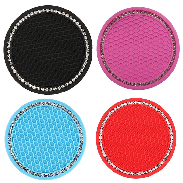 Car Universal Diamond Honeycomb Water Coaster Car Anti-Slip Mat