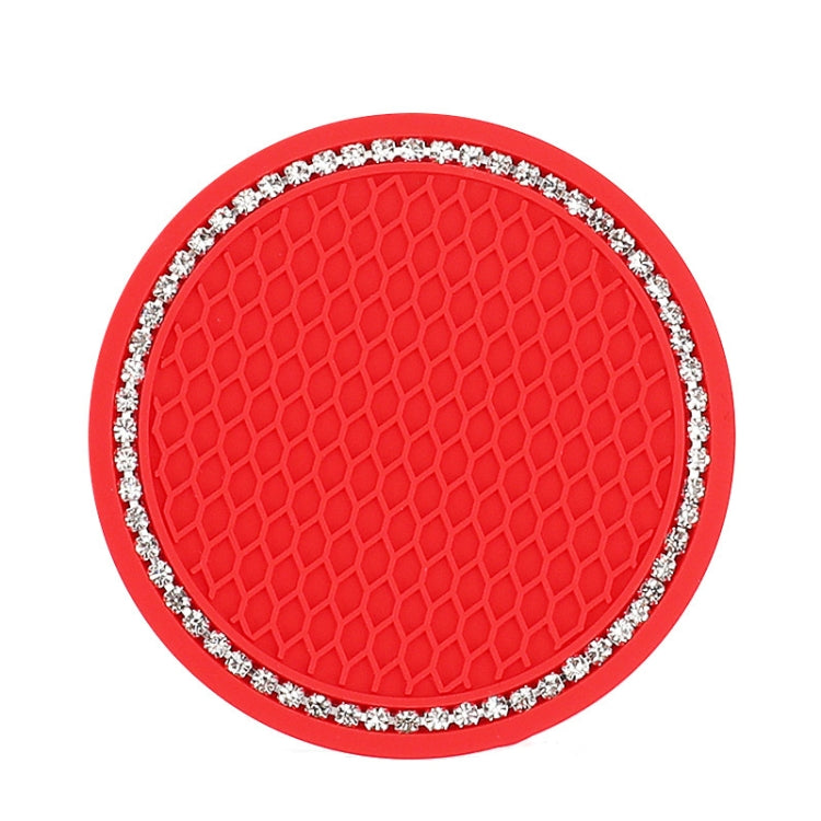 Car Universal Diamond Honeycomb Water Coaster Car Anti-Slip Mat
