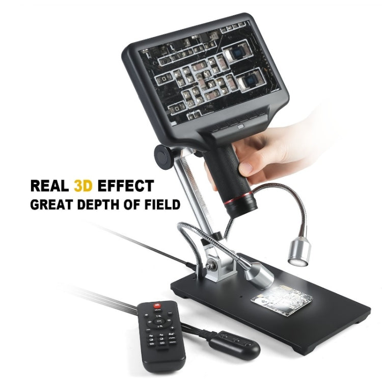 7 Inch 3D Digital Microscope Industrial Overhaul, Watch And Jewelry Appraiser, EU Plug, US Plug