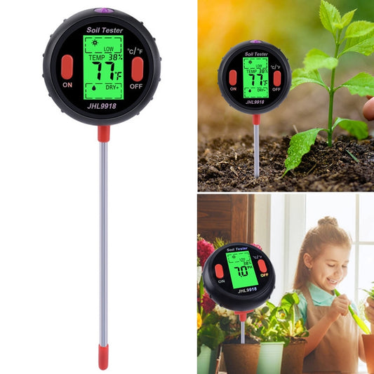 Five-In-One Soil Meter PH Humidity Temperature Photometry Detector PH Photometry Multifunctional Detector, 5 In 1